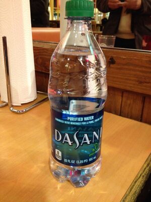 Dasani purified water - Product