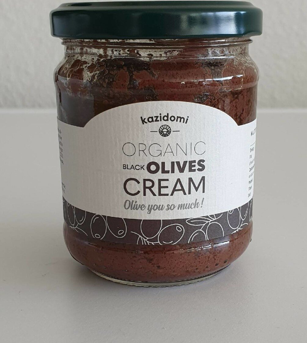 Crème D'Olives Noires Bio Kazidomi - Instruction de recyclage et/ou informations d'emballage