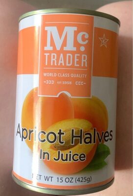Apricot halves in juice - Producto - en