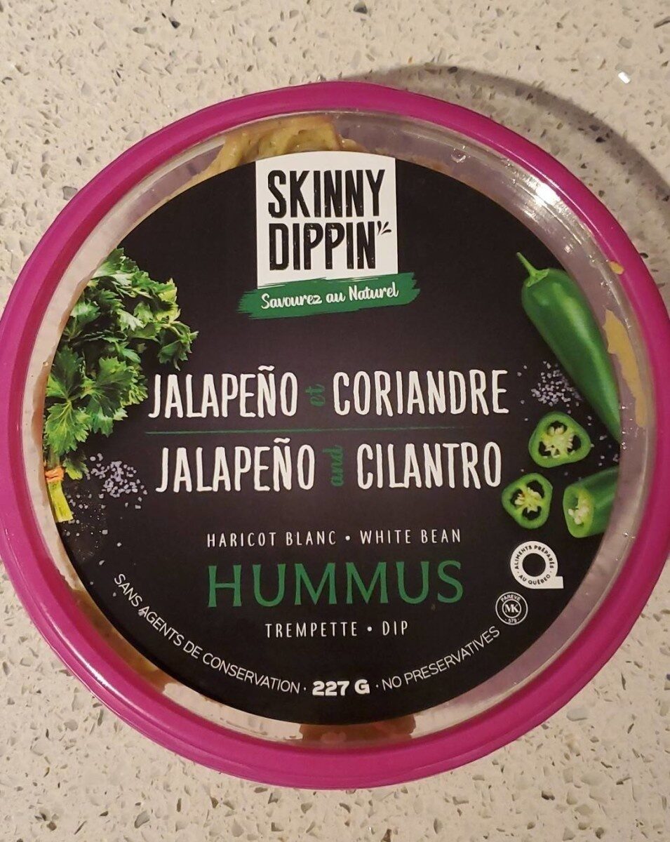 Hummus Haricot Blanc - Jalapeño et Coriandre - Produit
