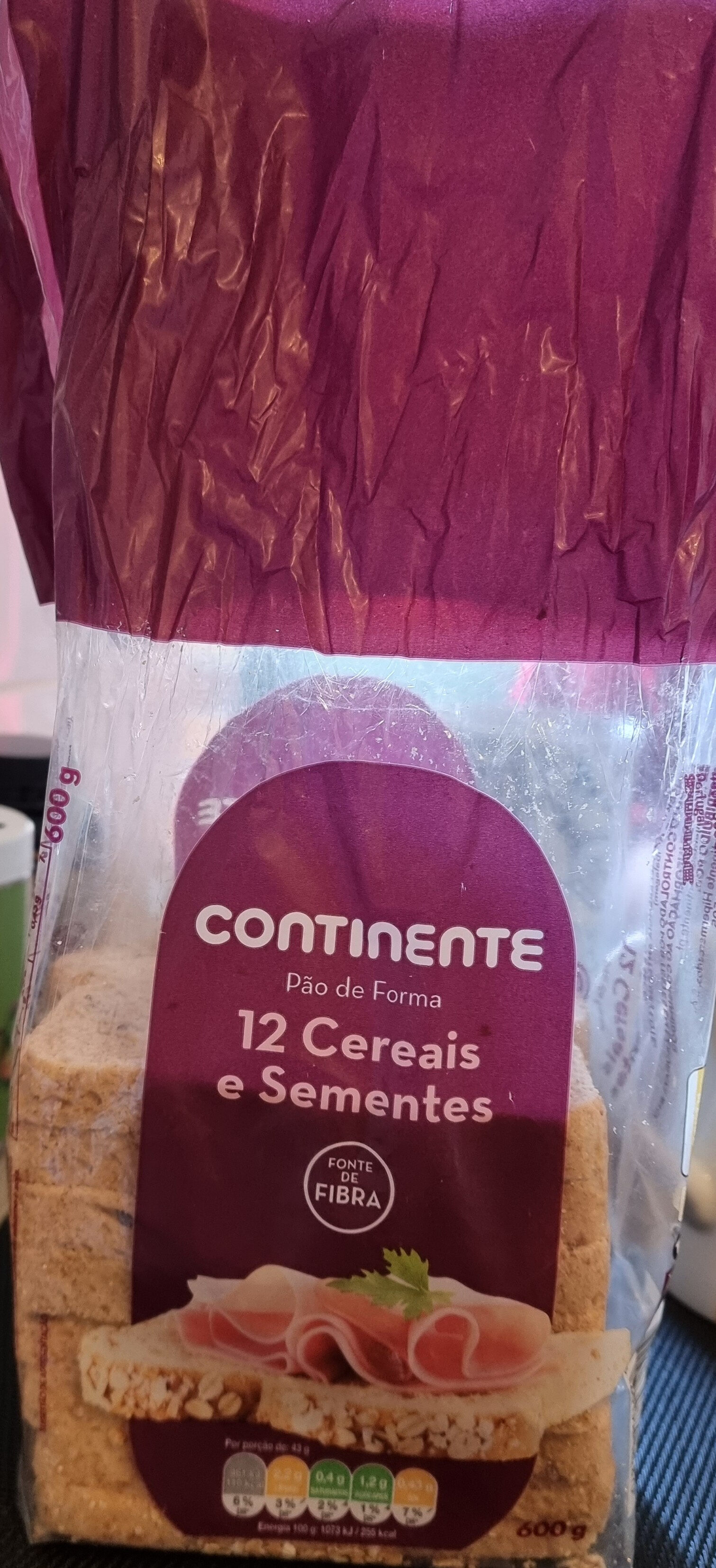 Pão de Forma 12 Cereais e Sementes - Produkt - pt