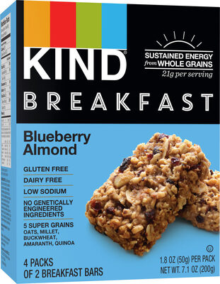 Blueberry Almond breakfast bars - Product