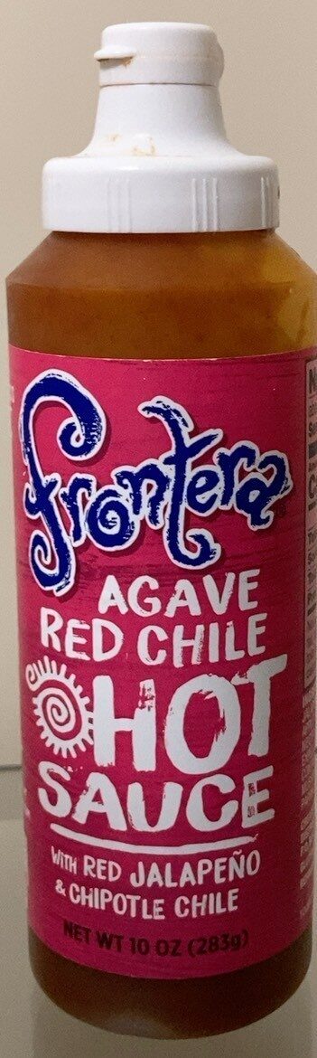 Agave red chile hot sauce with red jalapeno & chipotle chile - Product