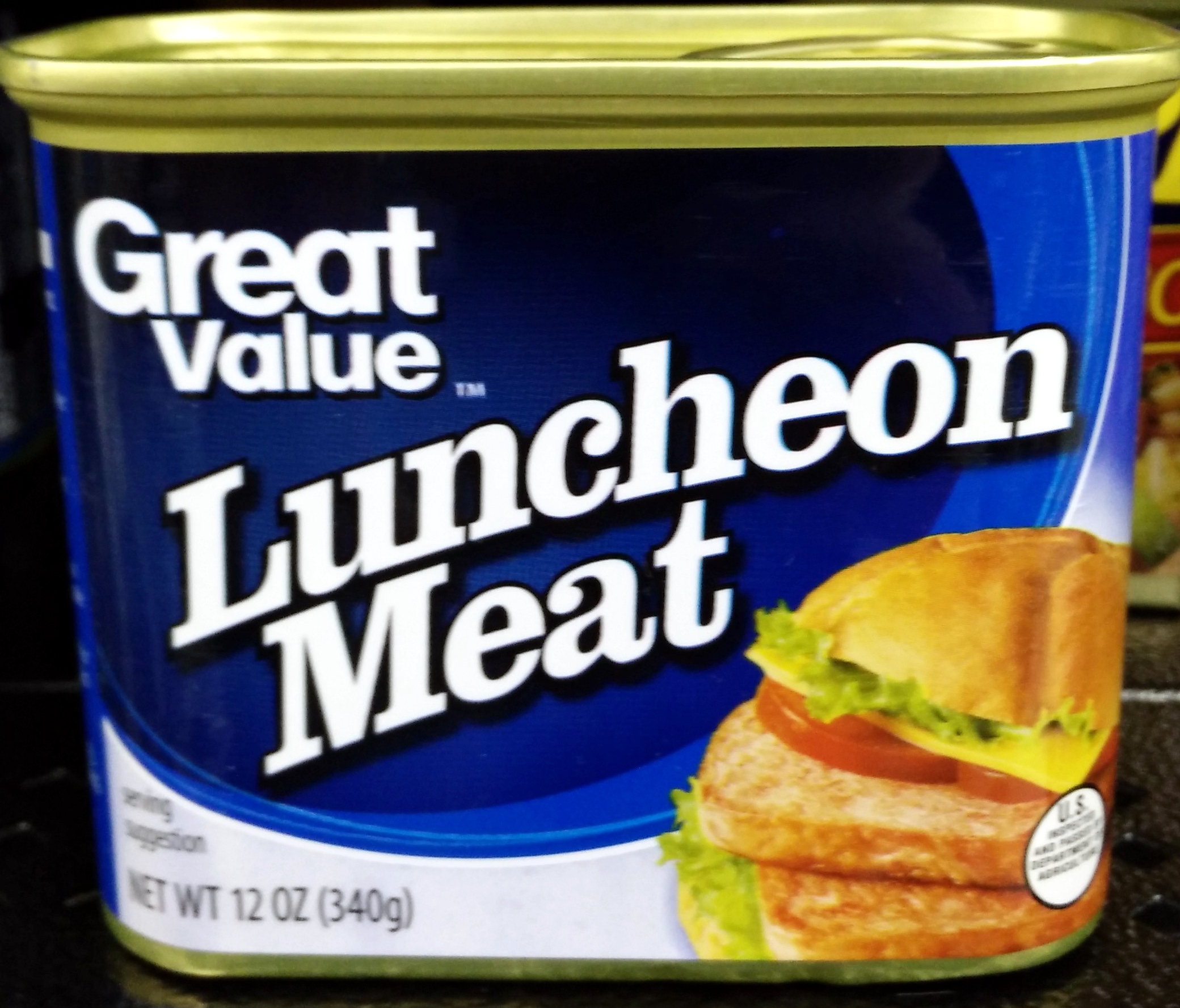 Great value, luncheon meat - Produit - en