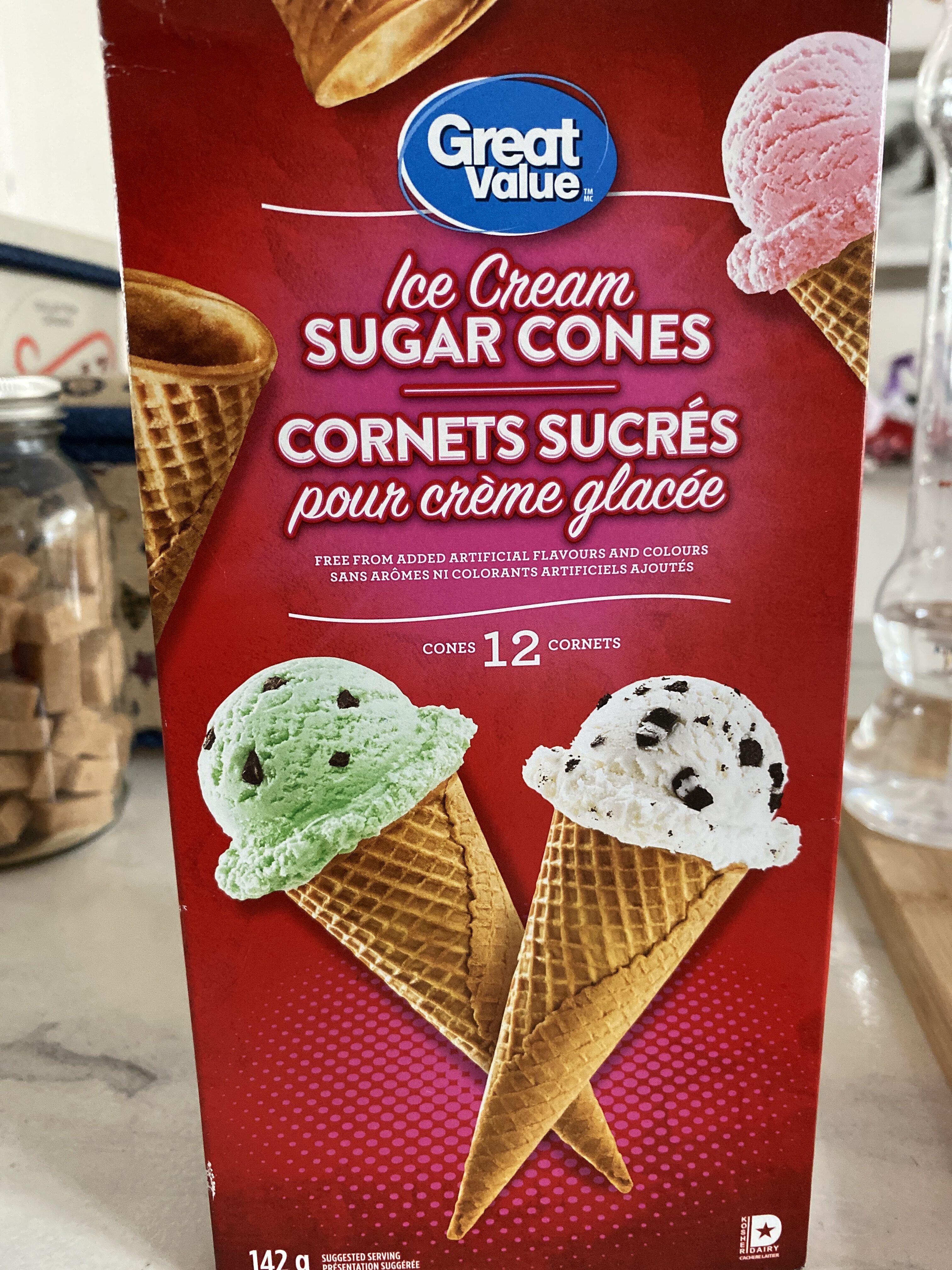 Ice cream sugar cones - Produit