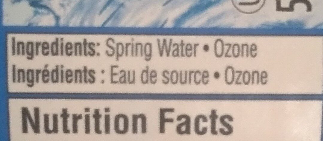 Natural Spring Water - Ingrediënten - en