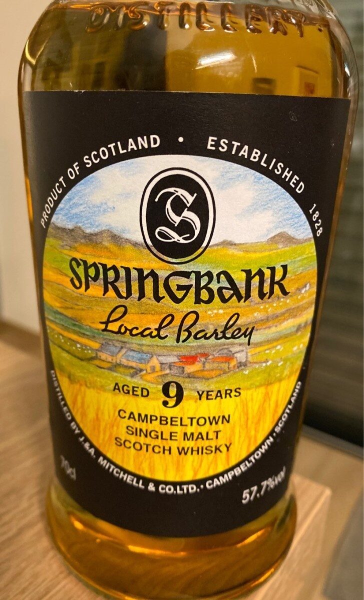 Springbank 9 ans local barley - Produit