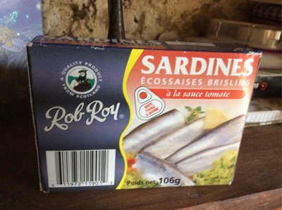 Sardines Écossaises Brisling, à la sauce tomate - Produkt - fr