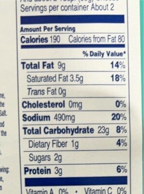 Combo tray nachos chips combo tray - Nutrition facts