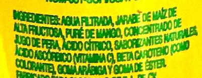 Arizona Mucho Mango - Ingredients - es