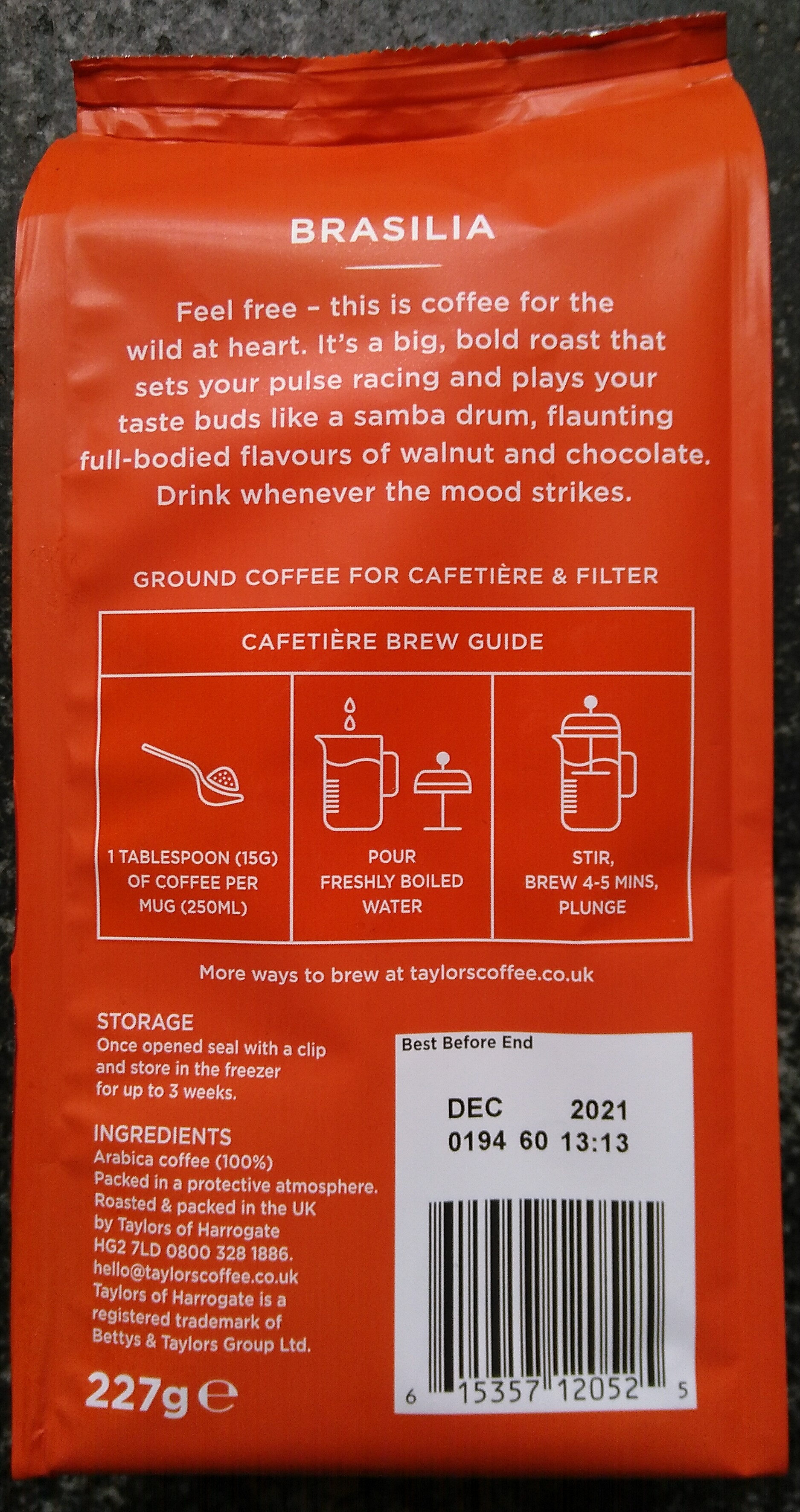 Coffee - Ingredients