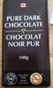 Pure dark chocolate - Product
