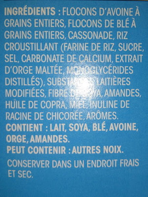 granola - Ingredients - fr