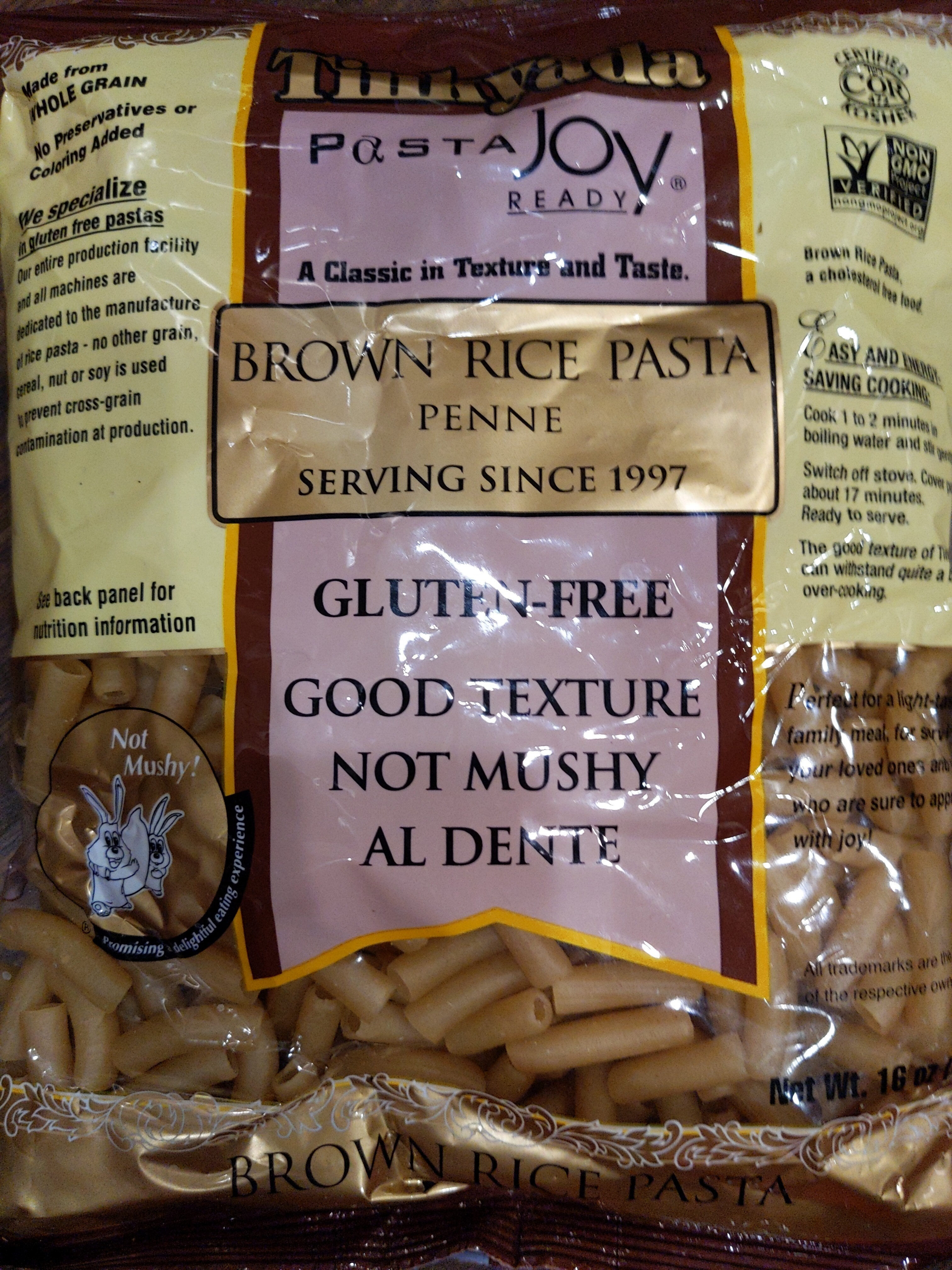 Brown Rice Pasta, Penne - Product