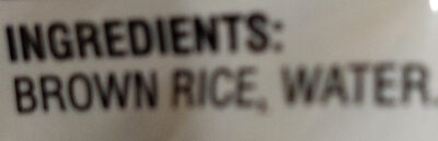 Brown Rice Pasta, Spirals - Ingredients