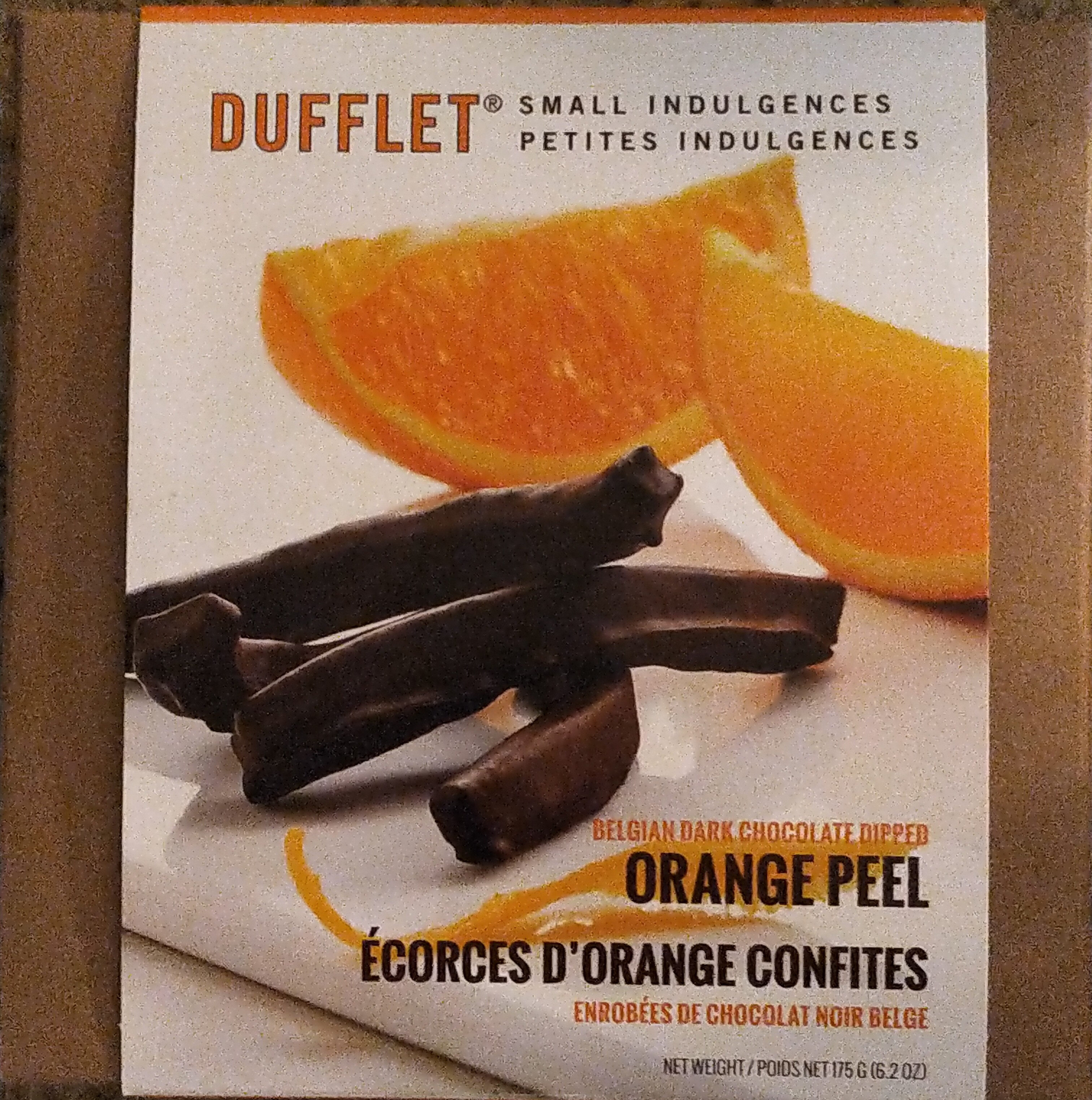 Belgian Dark Chocolate Dipped Orane Peel - Produit - en