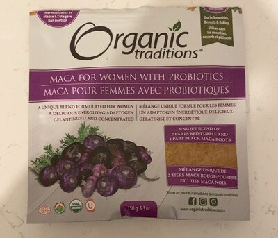 Maca for Women with Probiotics - Product - fr