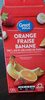 Orange fraise banane 100% jus et mélange de purées - Product