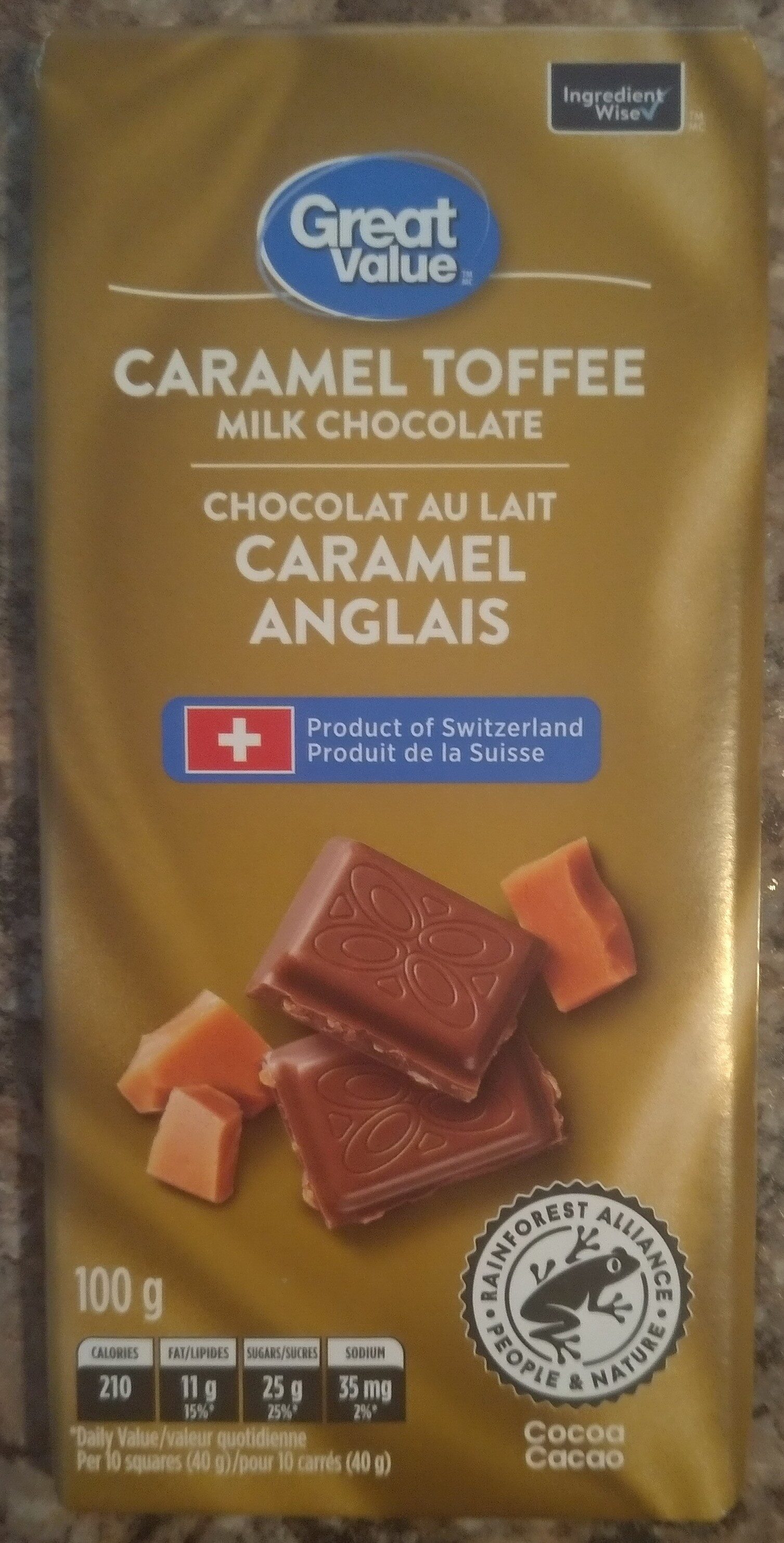Caramel Toffee Milk Chocolate - Product