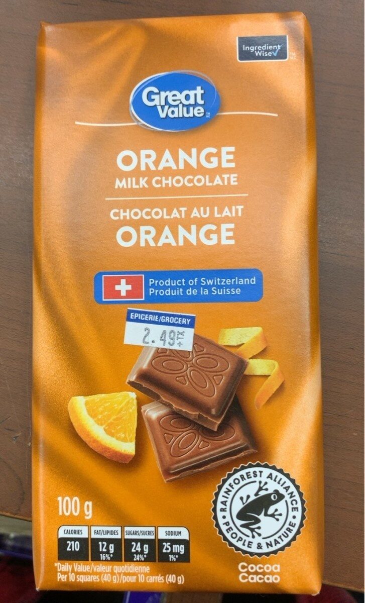 Orange Milk Chocolate - Product - en