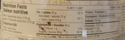 Fiche nutrition Classic Collection Cheesecake Your Fresh Market 907 g