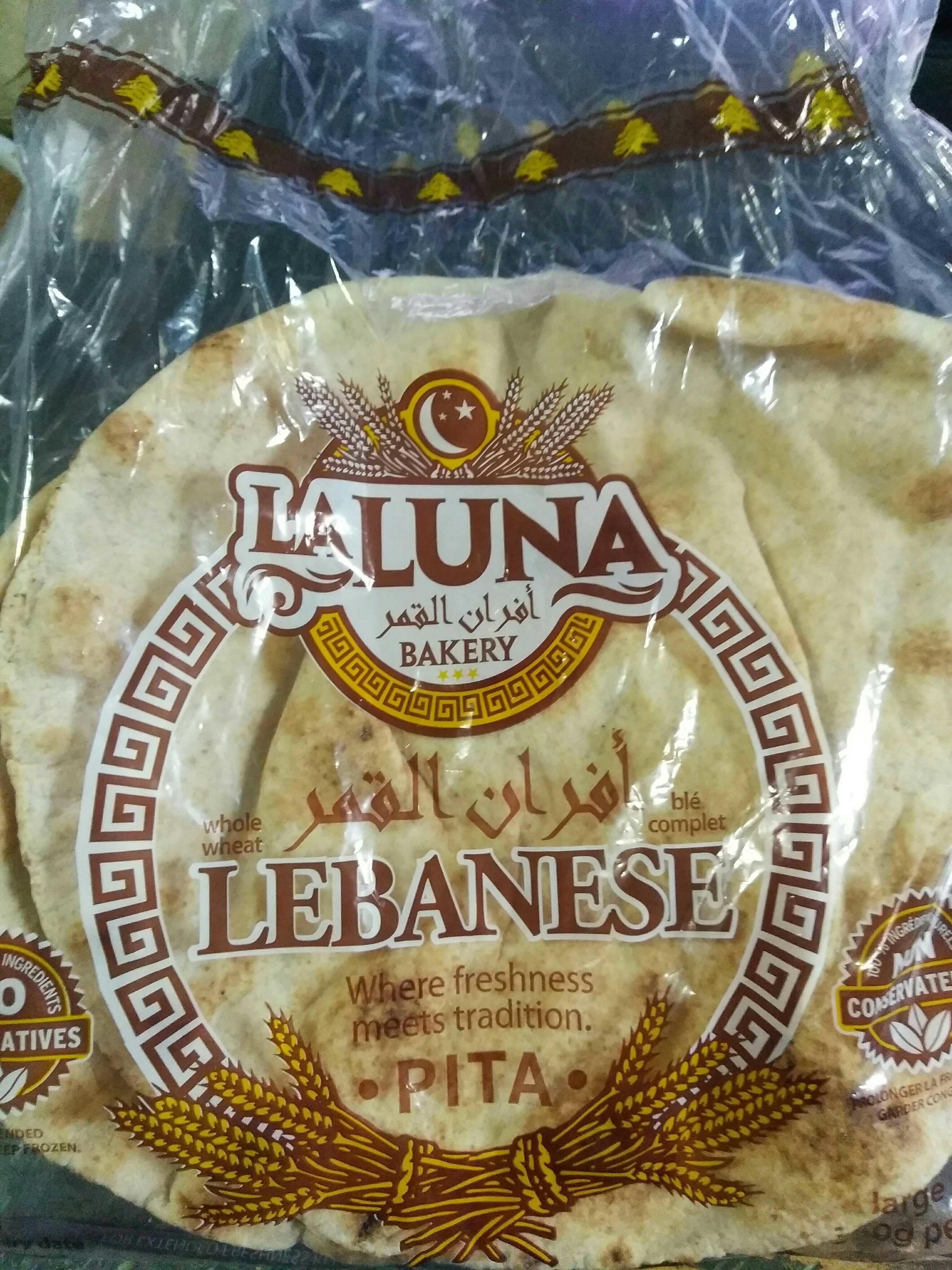 Lebanese Pita Whole Wheat - Produit - en