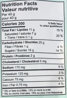 Chocozels - Nutrition facts - fr