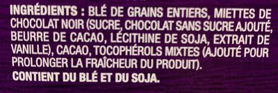Shredded wheat chocolat noir - Ingrédients