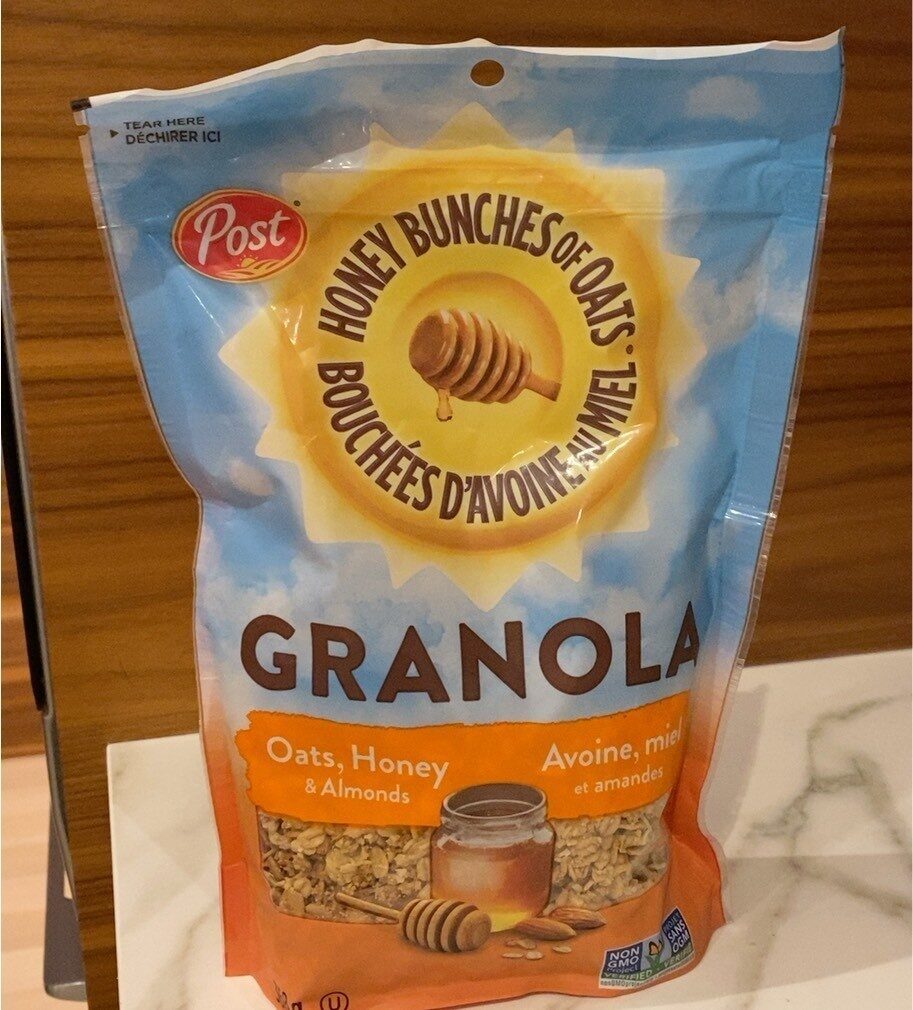 Granola oats, honey & almond - Product - fr