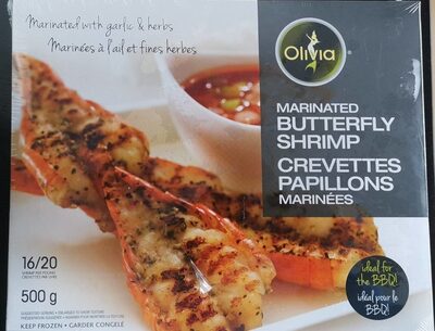 Calories in Olivia Marinated Butterfly Shrip