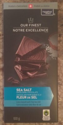 Sea Salt Swiss Dark Chocolate - Produit