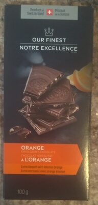 Orange Swiss Dark Chocolate - Produit - en