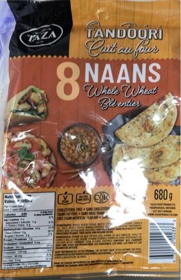 Whole Wheat Tandoori Naans - Produit