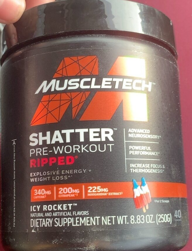 shatter pre-workout ripped - Produit - en