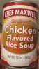 Chicken flavores soup - Producto