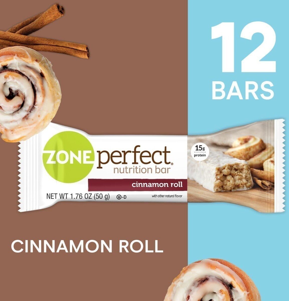 Cinnamon Roll Nutrition Bars - Product