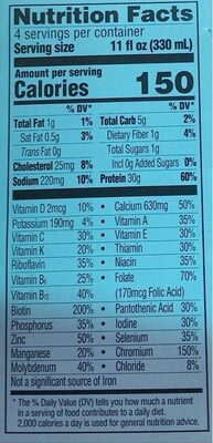 Carb wise - Nutrition facts