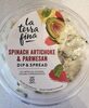 Spinach Artichoke  & Parmesan Dip & Spread - Product