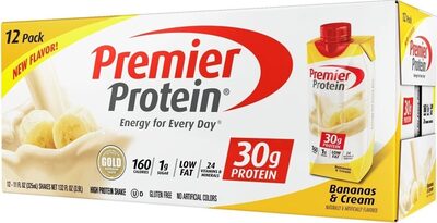 High protein shake bananas & cream - Produit - en