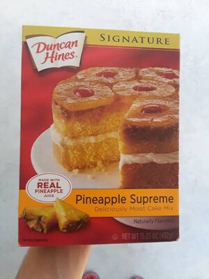 Signature perfectly moist pineapple supreme naturally - Ingredientes