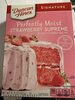 Strawberry supreme deliciously moist cake mix - Product