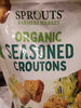 sprouts organic seasoned croutons - Product