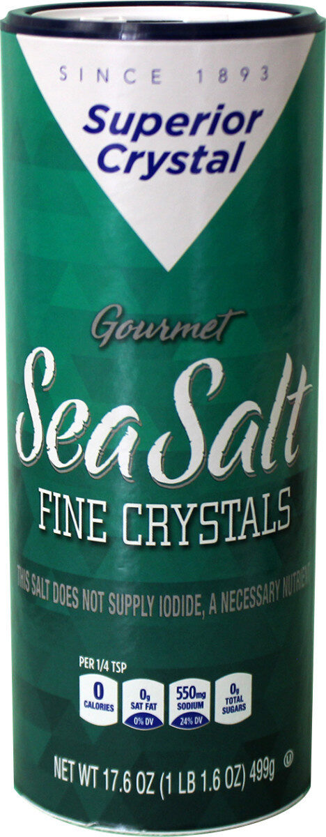 Gourmet Sea Salt Fine Crystals - Prodotto - en
