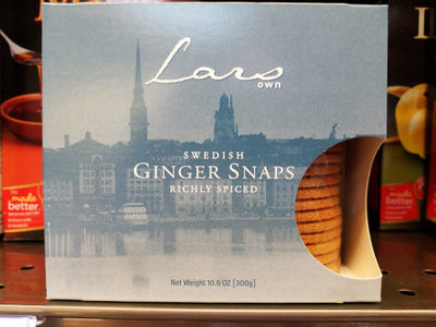 Lars Own - All Natural Swedish Ginger Snaps Cookies, 10.6oz (300g) - Product