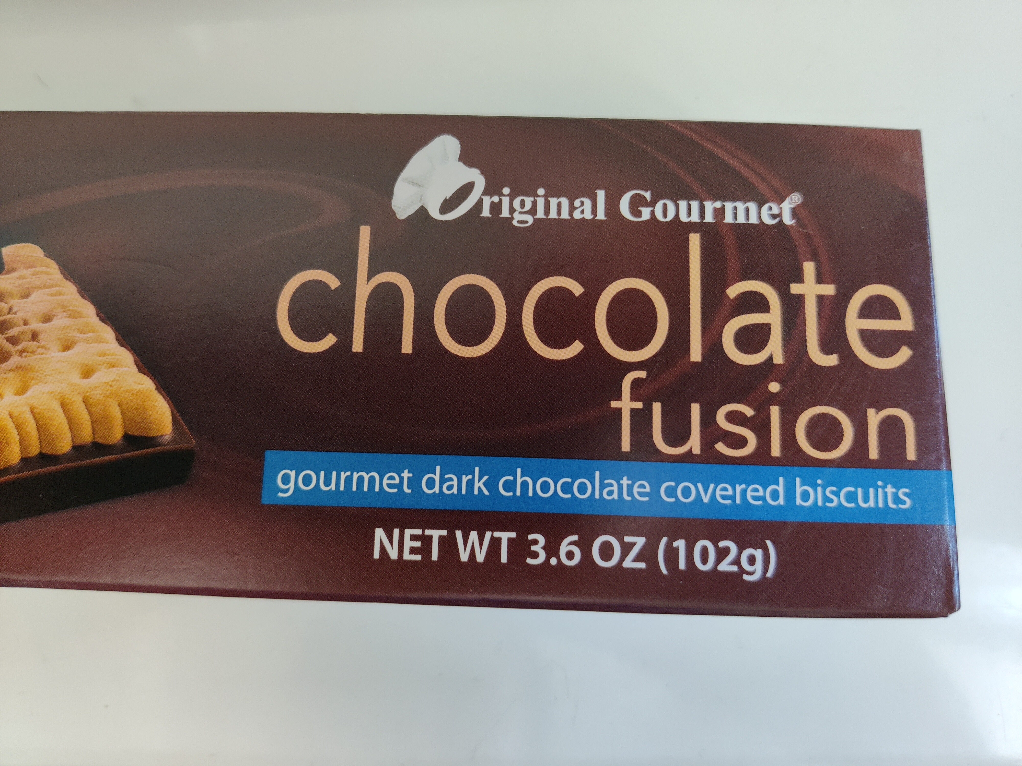 Chocolate Fusion Dark Chocolate Covered Biscuits - Producto - en