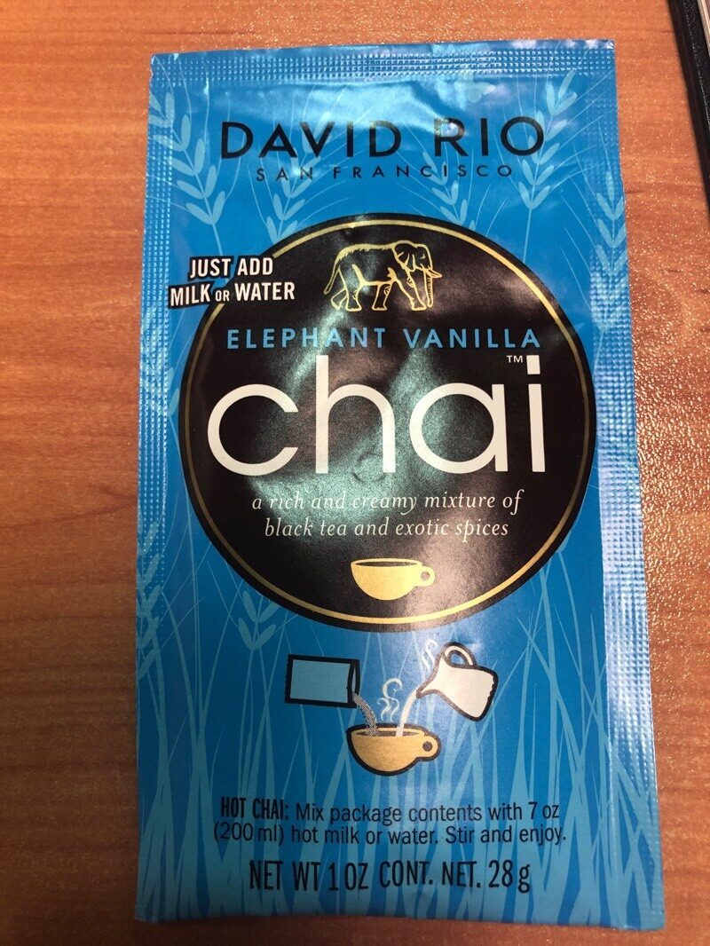 Elephant vanilla chai - Producto