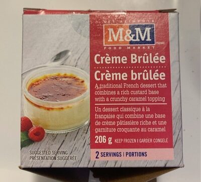 Calories in  M&M Creme Brulee