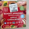 Apple cinnamon school approved granola bars - Product