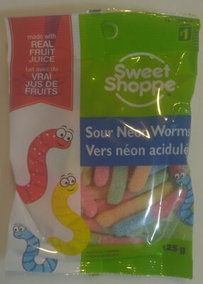 Sour Neon Worms - Produit