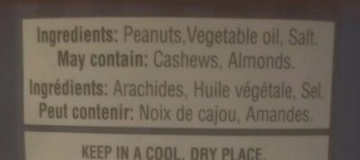 Salted Peanuts - Ingrédients - en